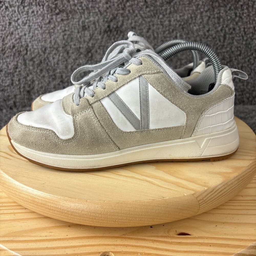 Vionic Rechelle Croc Athletic Shoe Womens 8 Nubuck Leather Orthopedic Sneakers
